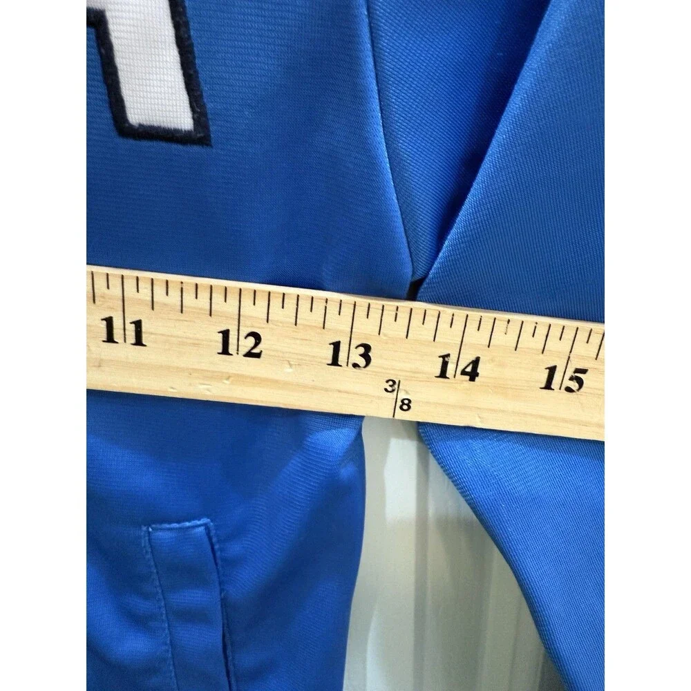 Vintage Italia Soccer Unlimited Full-Zip Jacket Size Youth 7/8 Blue Kids Sports